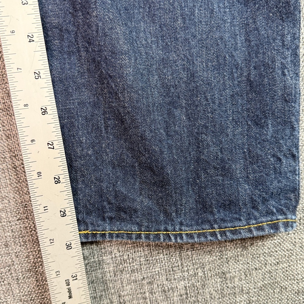 Gap 1969 Japanese Selvedge Jeans Mens Indigo Blue Denim Straight Fit | 31x30 - Picture 10 of 15